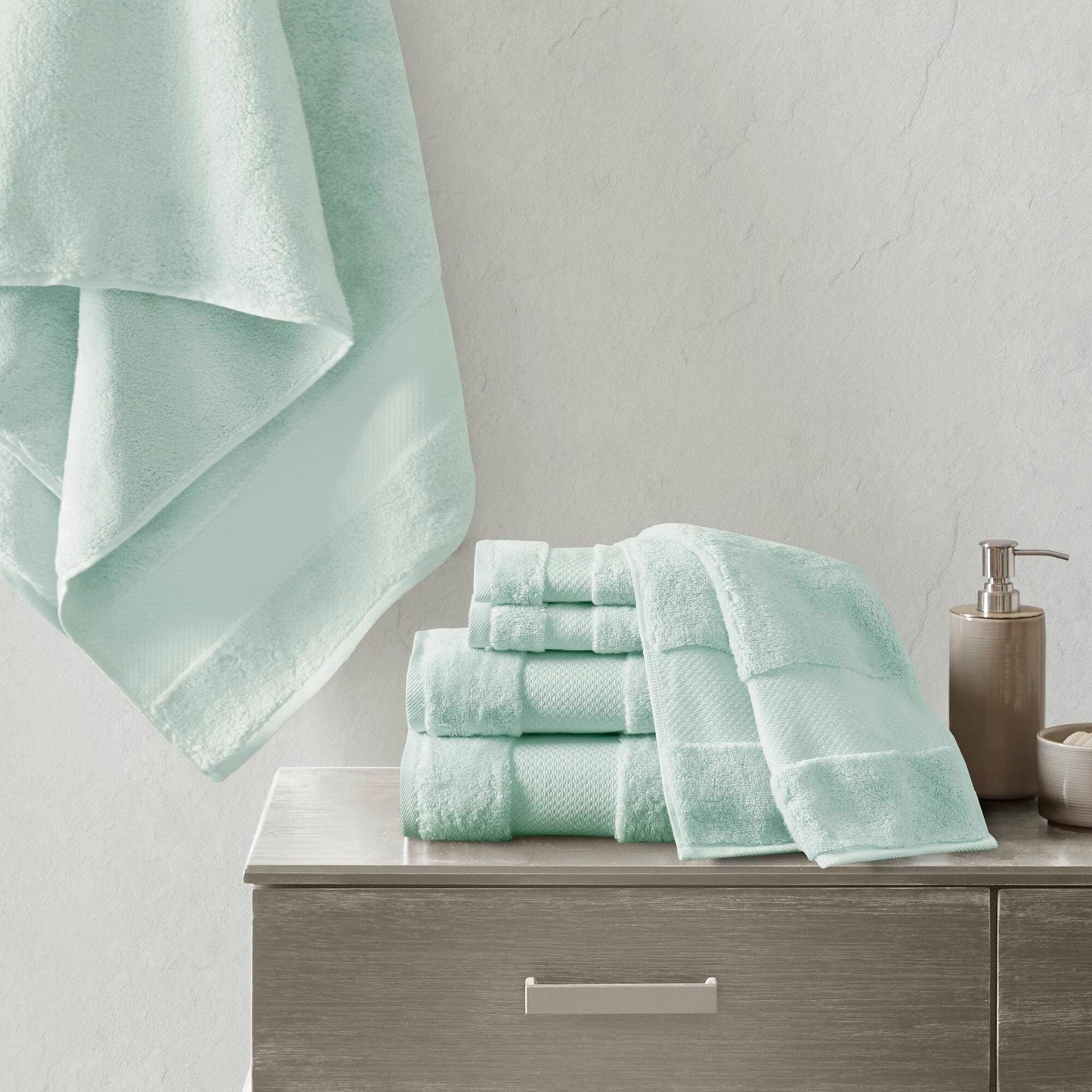 Madison Park Signature Turkish Cotton 6-piece Bath Towel Set