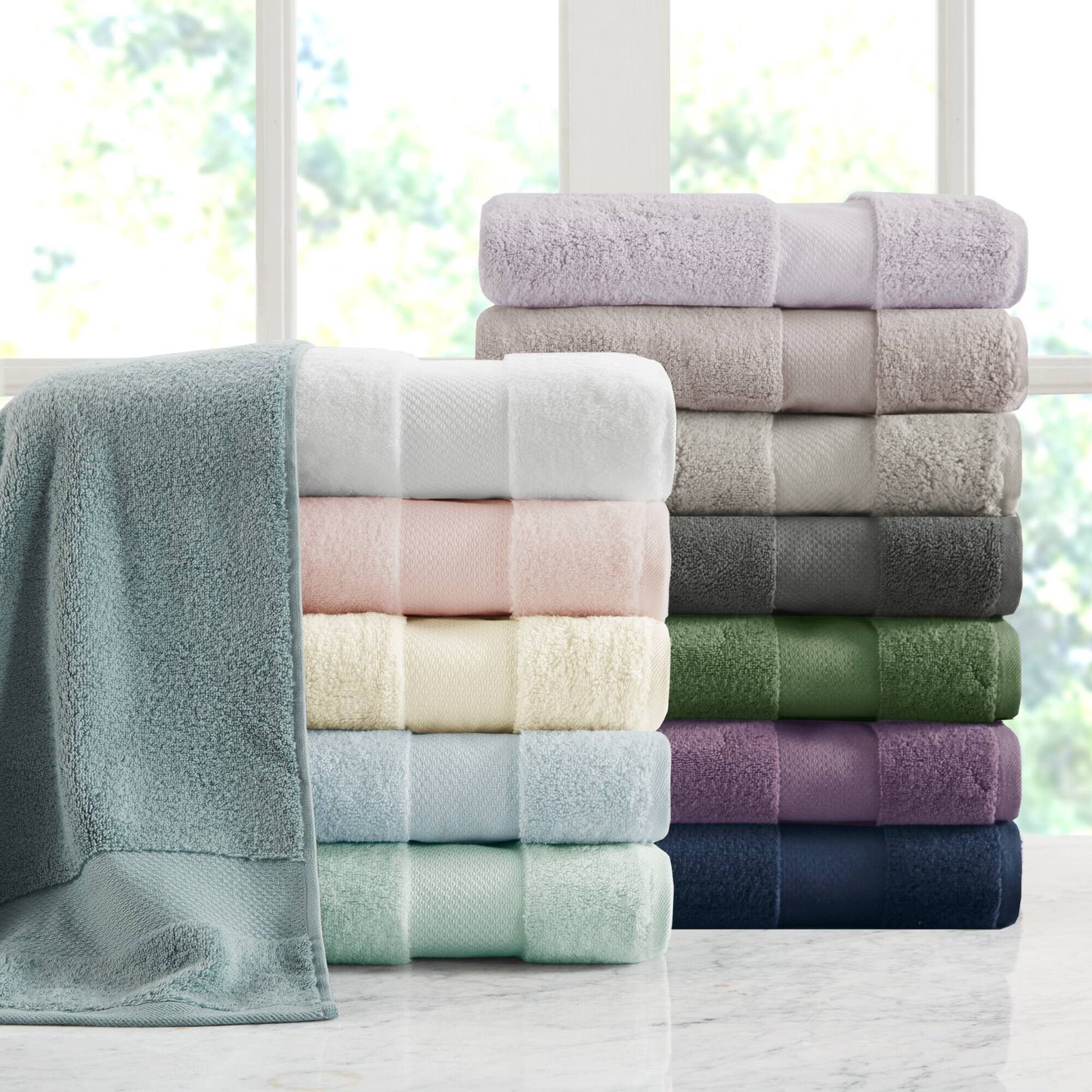 Madison Park Signature Turkish Cotton 6-piece Bath Towel Set
