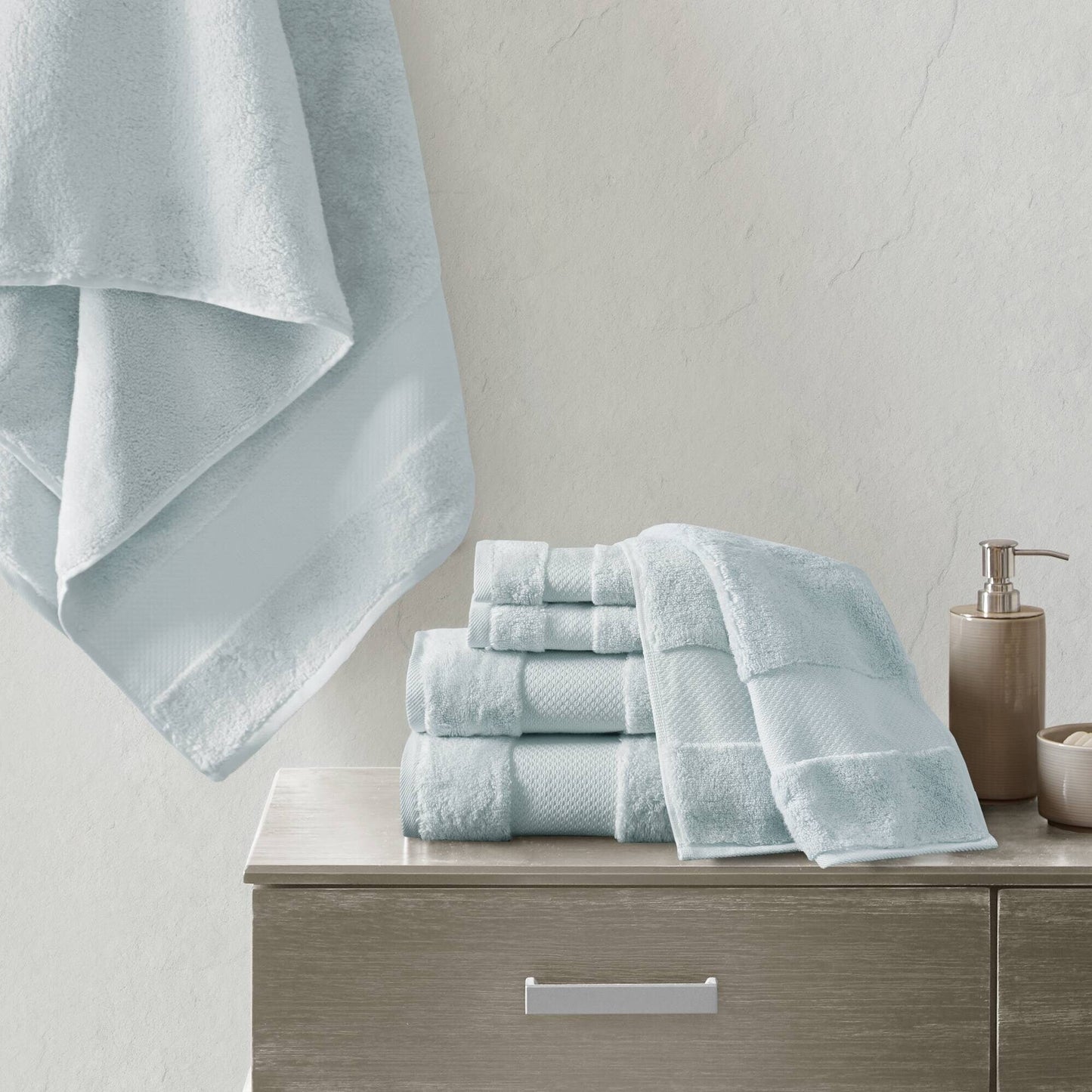 Madison Park Signature Turkish Cotton 6-piece Bath Towel Set