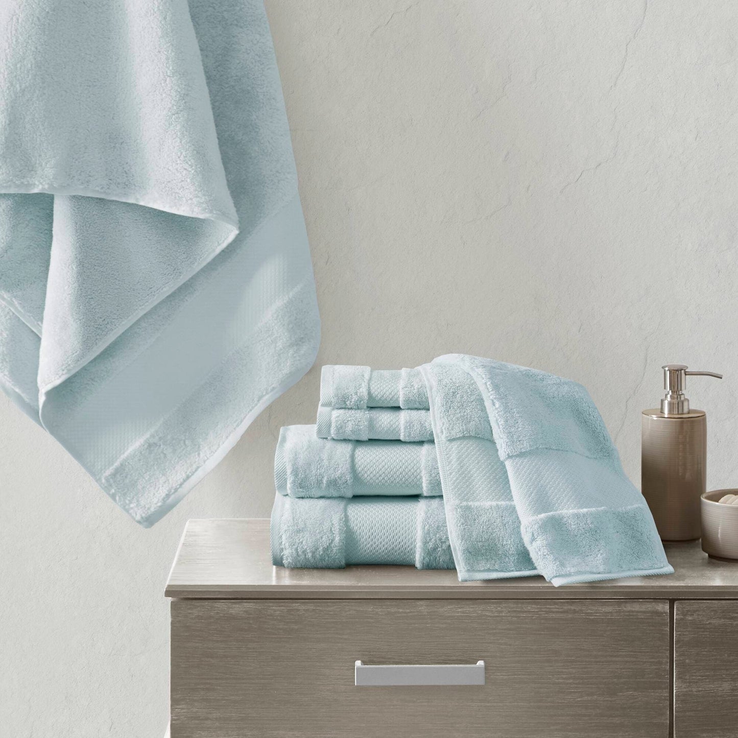 Madison Park Signature Turkish Cotton 6-piece Bath Towel Set