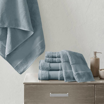 Madison Park Signature Turkish Cotton 6-piece Bath Towel Set