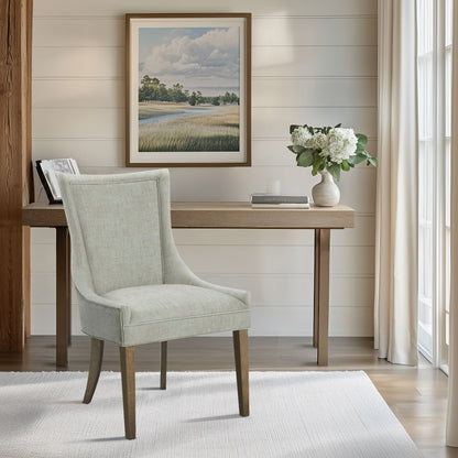 Madison Park Signature Ultra Upholstered Dining Side Chairs With Wood Legs (Set of 2) - N/A