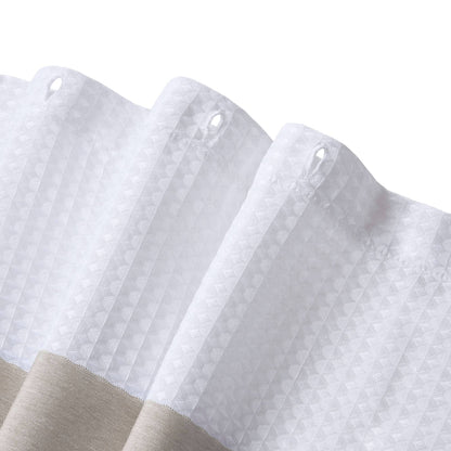 Madison Park Spa Waffle Shower Curtain with 3M Treatment