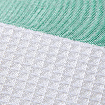 Madison Park Spa Waffle Shower Curtain with 3M Treatment