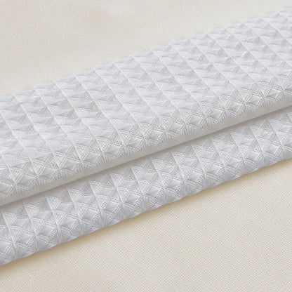 Madison Park Spa Waffle Shower Curtain with 3M Treatment