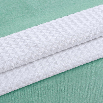 Madison Park Spa Waffle Shower Curtain with 3M Treatment