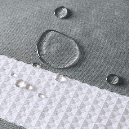 Madison Park Spa Waffle Shower Curtain with 3M Treatment