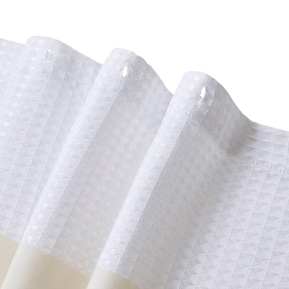 Madison Park Spa Waffle Shower Curtain with 3M Treatment