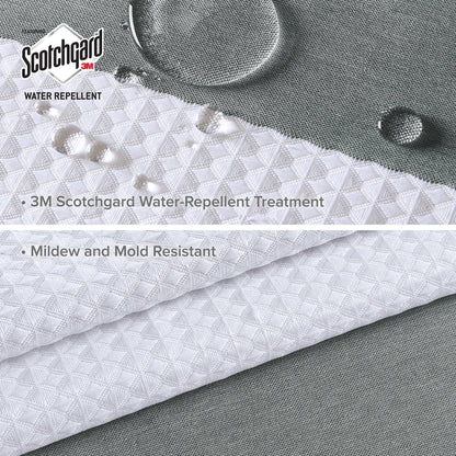 Madison Park Spa Waffle Shower Curtain with 3M Treatment