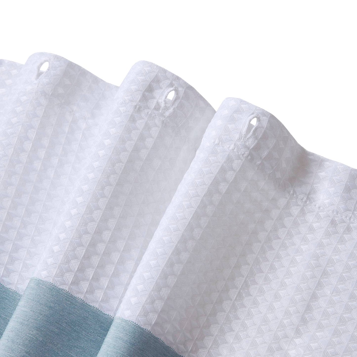 Madison Park Spa Waffle Shower Curtain with 3M Treatment