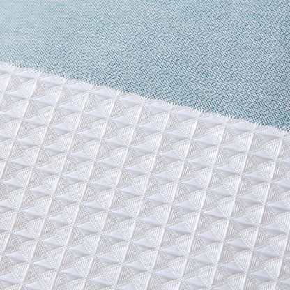 Madison Park Spa Waffle Shower Curtain with 3M Treatment