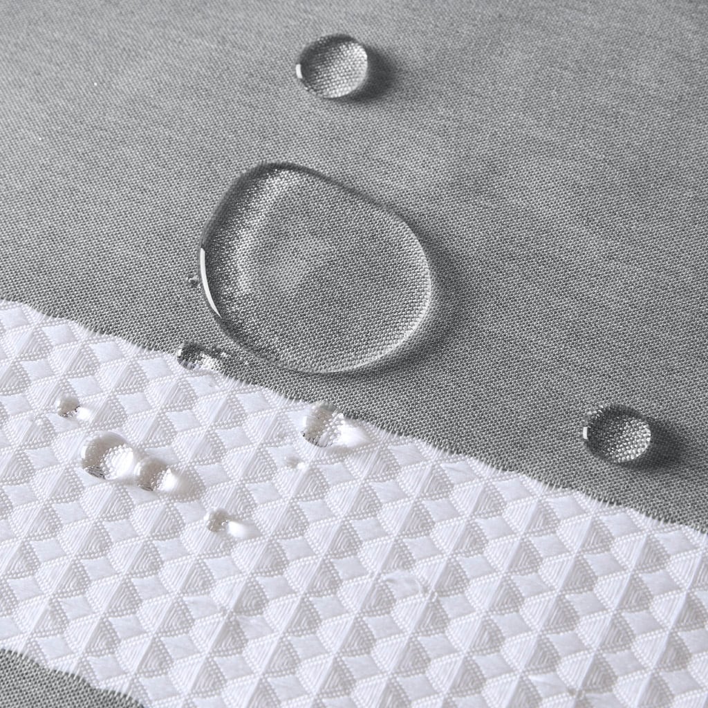 Madison Park Spa Waffle Shower Curtain with 3M Treatment