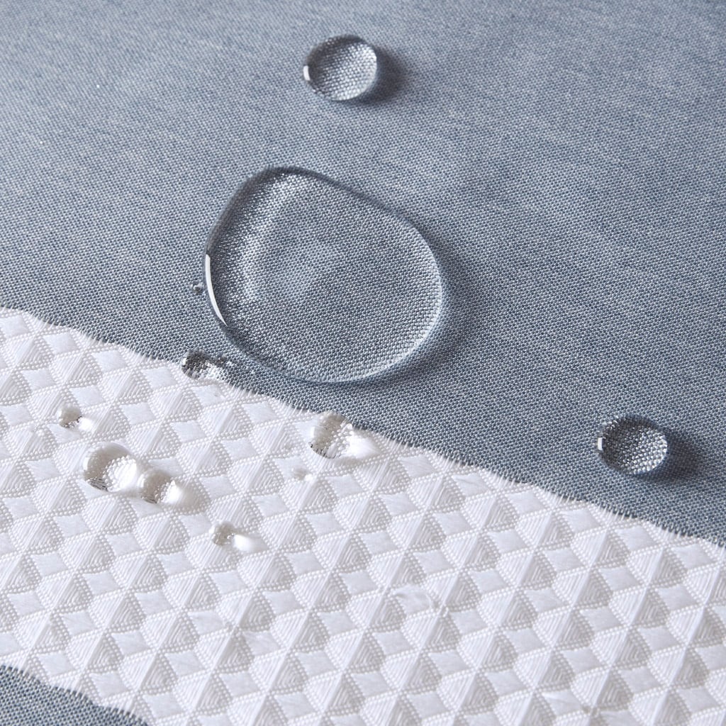 Madison Park Spa Waffle Shower Curtain with 3M Treatment