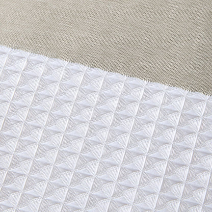 Madison Park Spa Waffle Shower Curtain with 3M Treatment