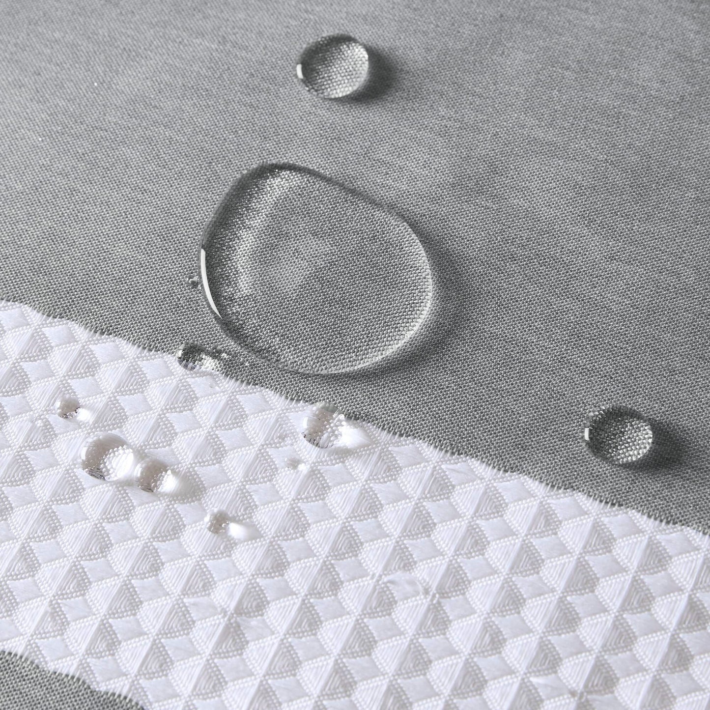 Madison Park Spa Waffle Shower Curtain with 3M Treatment