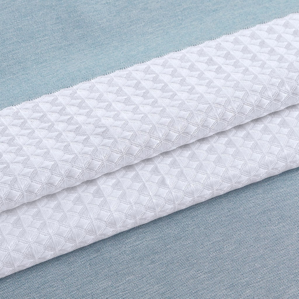 Madison Park Spa Waffle Shower Curtain with 3M Treatment