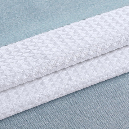 Madison Park Spa Waffle Shower Curtain with 3M Treatment