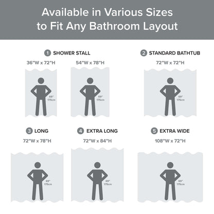 Madison Park Spa Waffle Shower Curtain with 3M Treatment