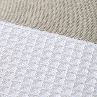 Madison Park Spa Waffle Shower Curtain with 3M Treatment