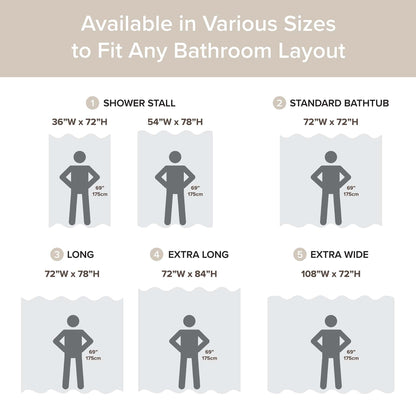 Madison Park Spa Waffle Shower Curtain with 3M Treatment