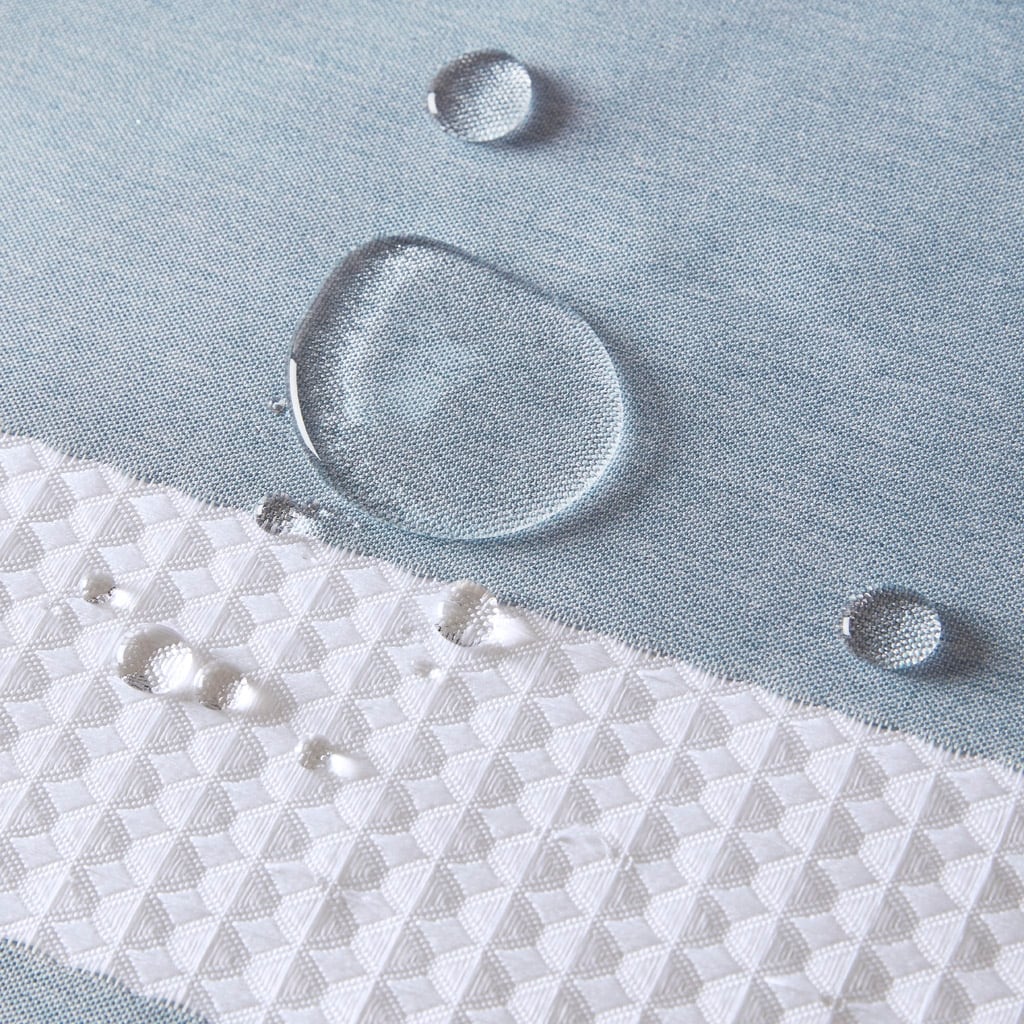 Madison Park Spa Waffle Shower Curtain with 3M Treatment