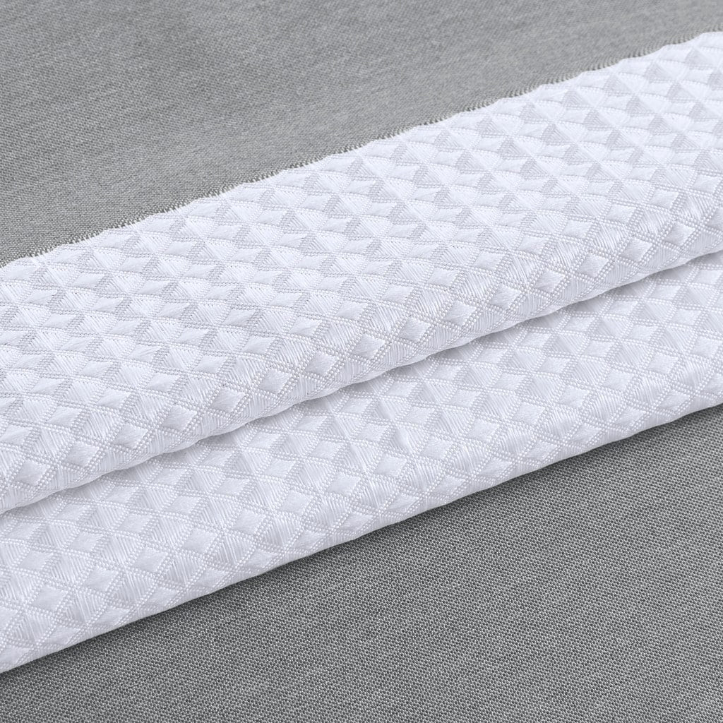 Madison Park Spa Waffle Shower Curtain with 3M Treatment