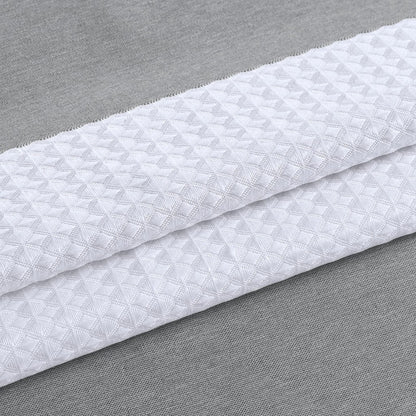 Madison Park Spa Waffle Shower Curtain with 3M Treatment