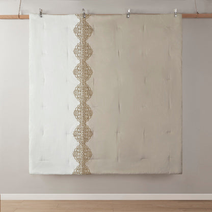 Madison Park Vera 8 Piece Embroidered Microfiber Comforter Set