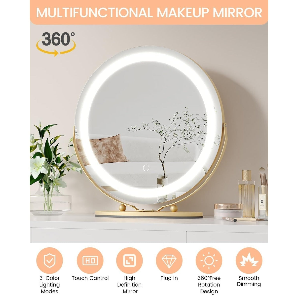 Makeup Mirror Vanity Mirror with Lights