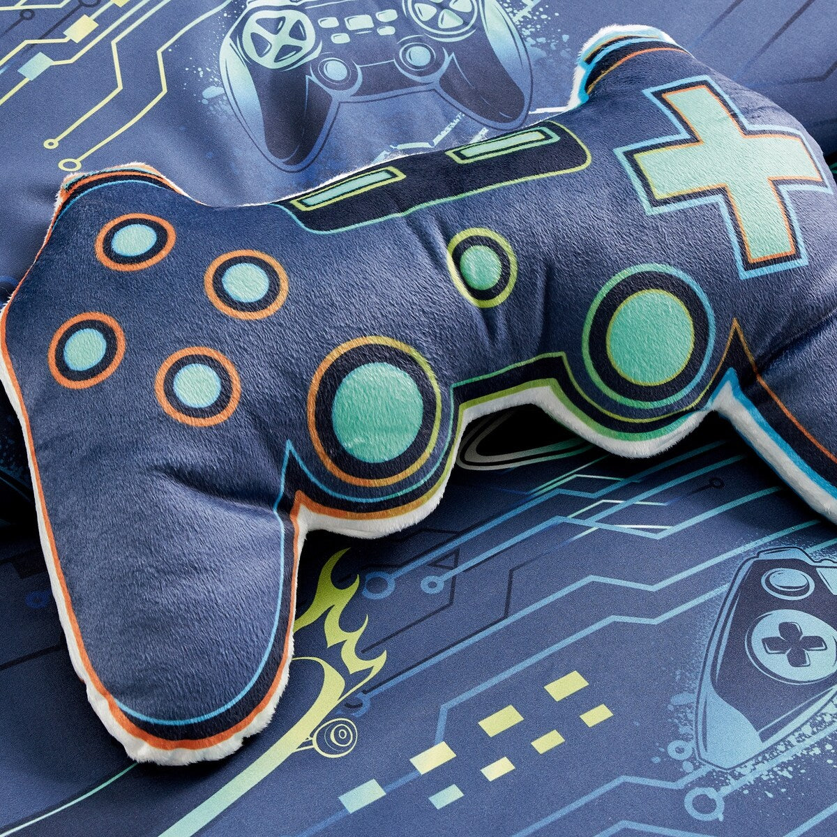 MarCielo Kids Girls Boys Comforter Set Game Boy