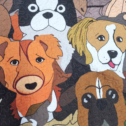 MarCielo Kids Quilt Bedspread Set Dog WX200