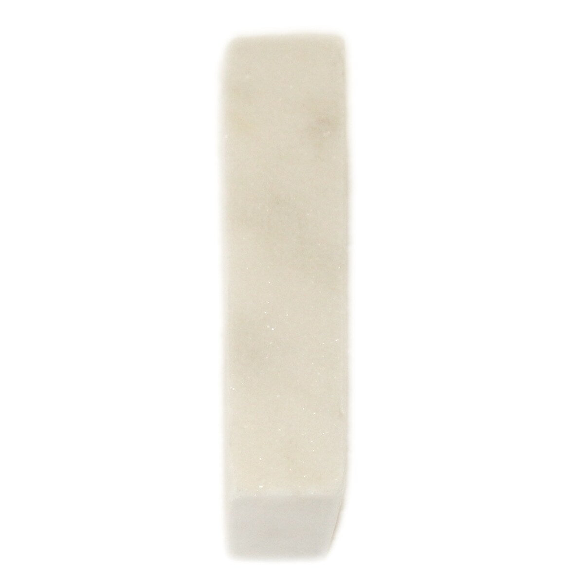 Marble Helvetica Letter White