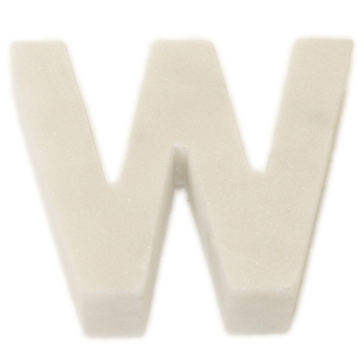 Marble Helvetica Letter White