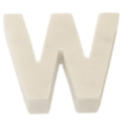 Marble Helvetica Letter White