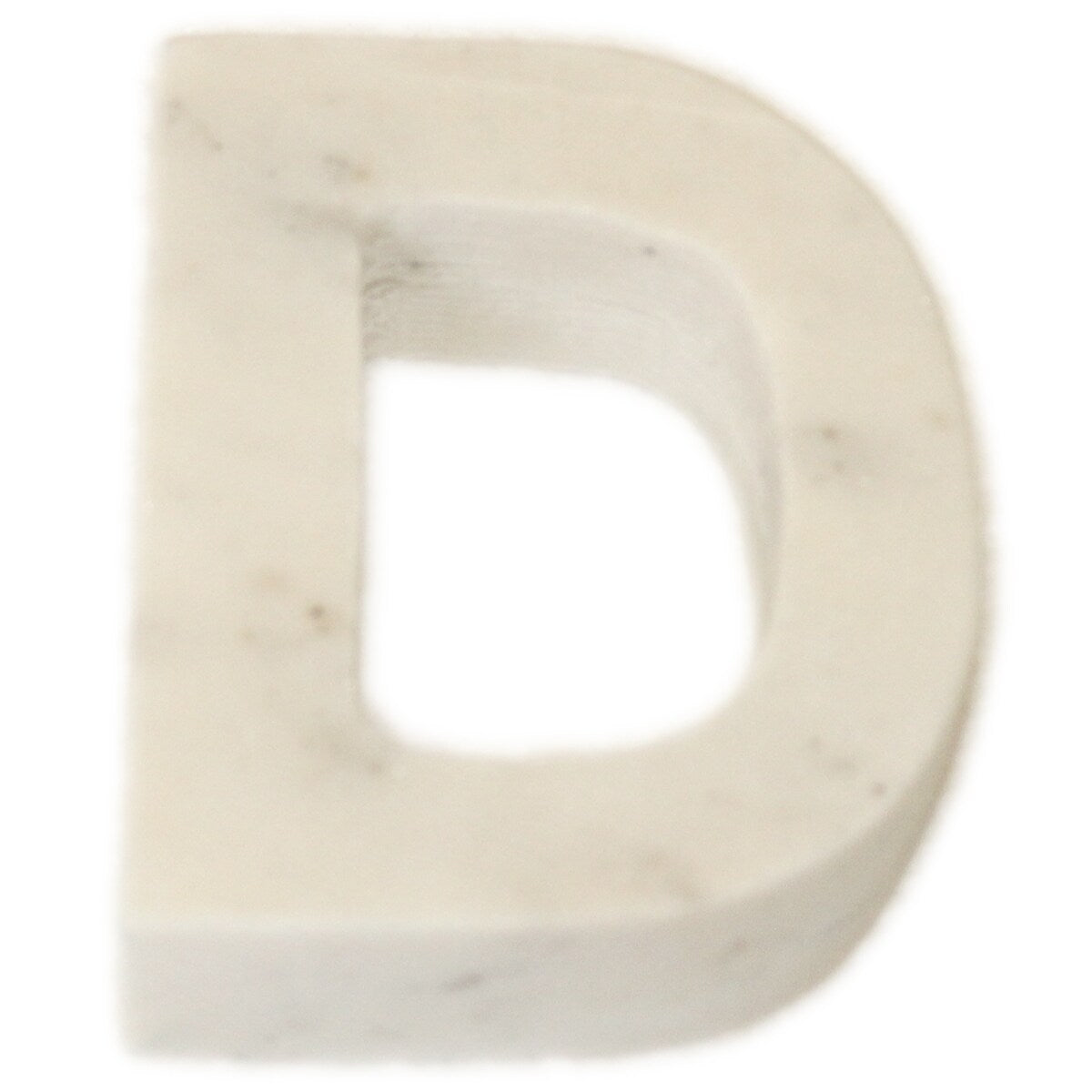 Marble Helvetica Letter White