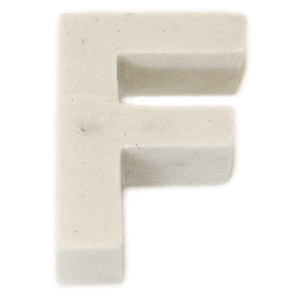 Marble Helvetica Letter White