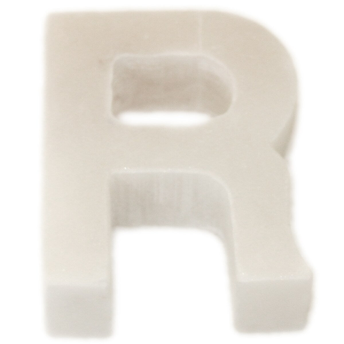 Marble Helvetica Letter White