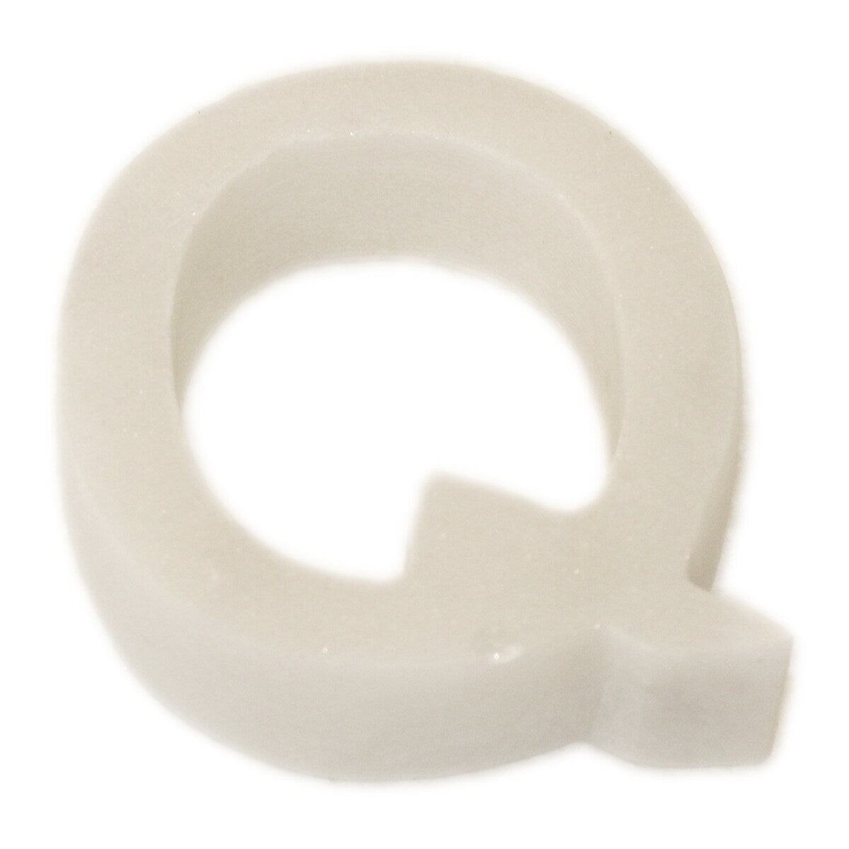 Marble Helvetica Letter White