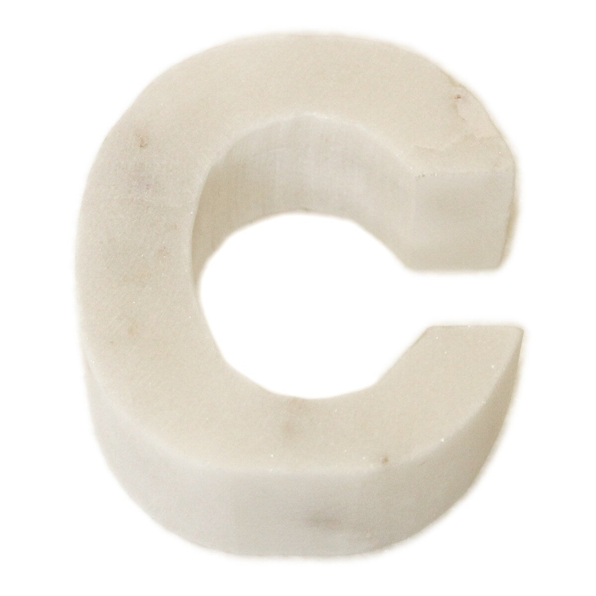 Marble Helvetica Letter White