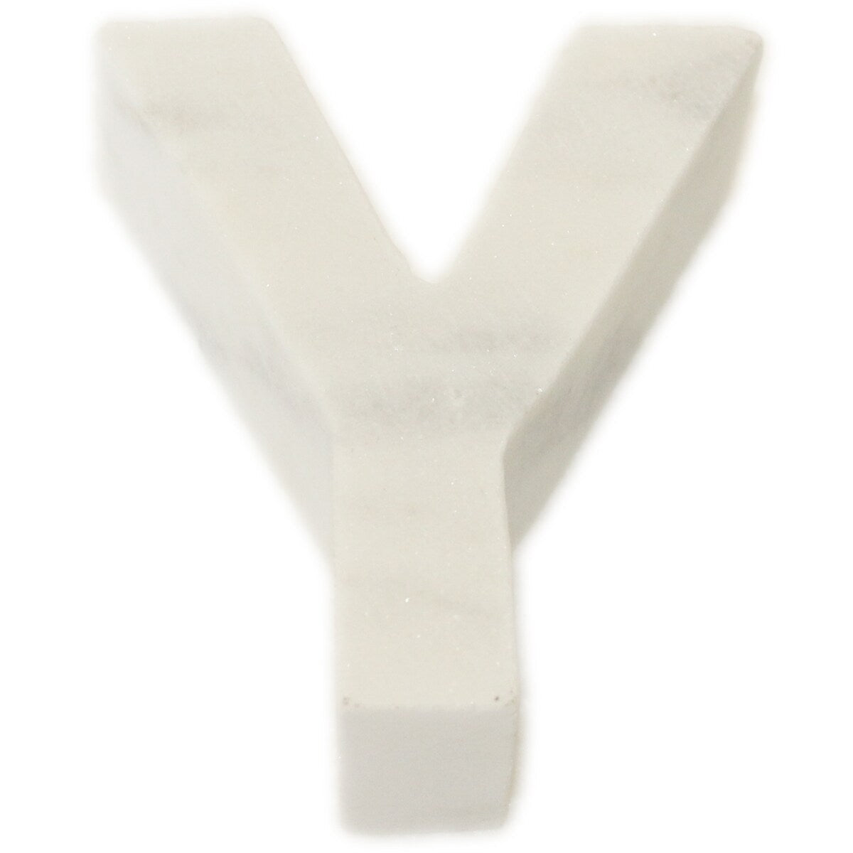 Marble Helvetica Letter White