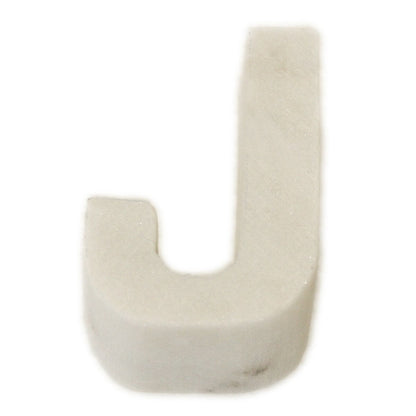 Marble Helvetica Letter White