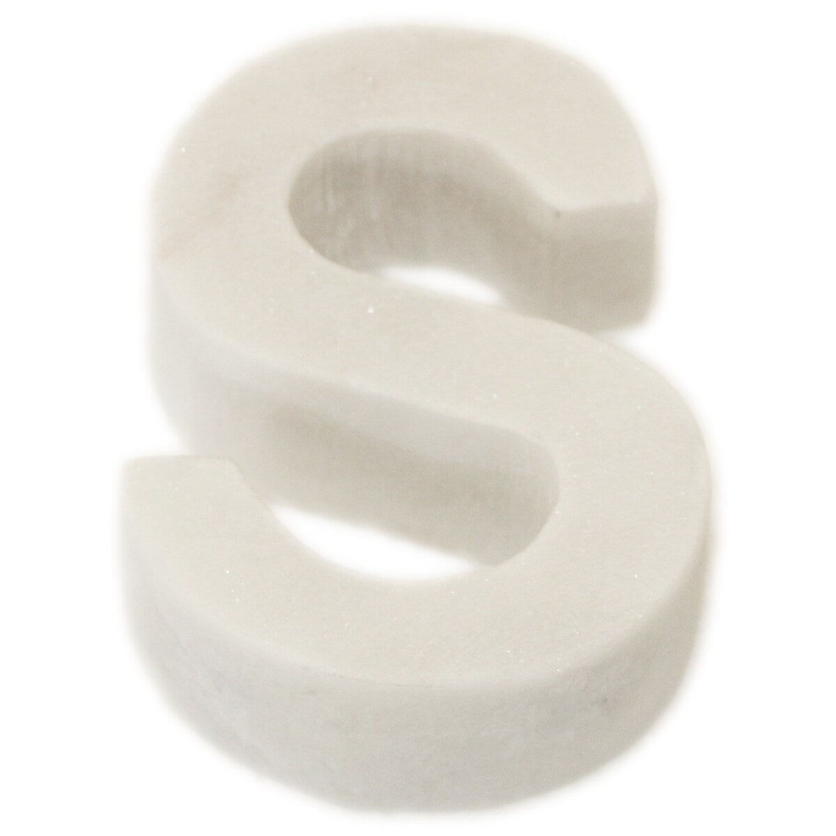 Marble Helvetica Letter White
