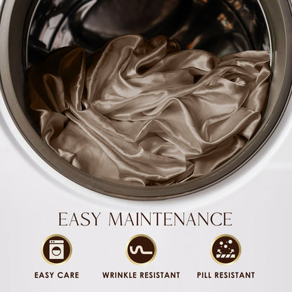 Martex Elegance Satin Silk Soft & Breathable For Hair & Skin Sheet Set