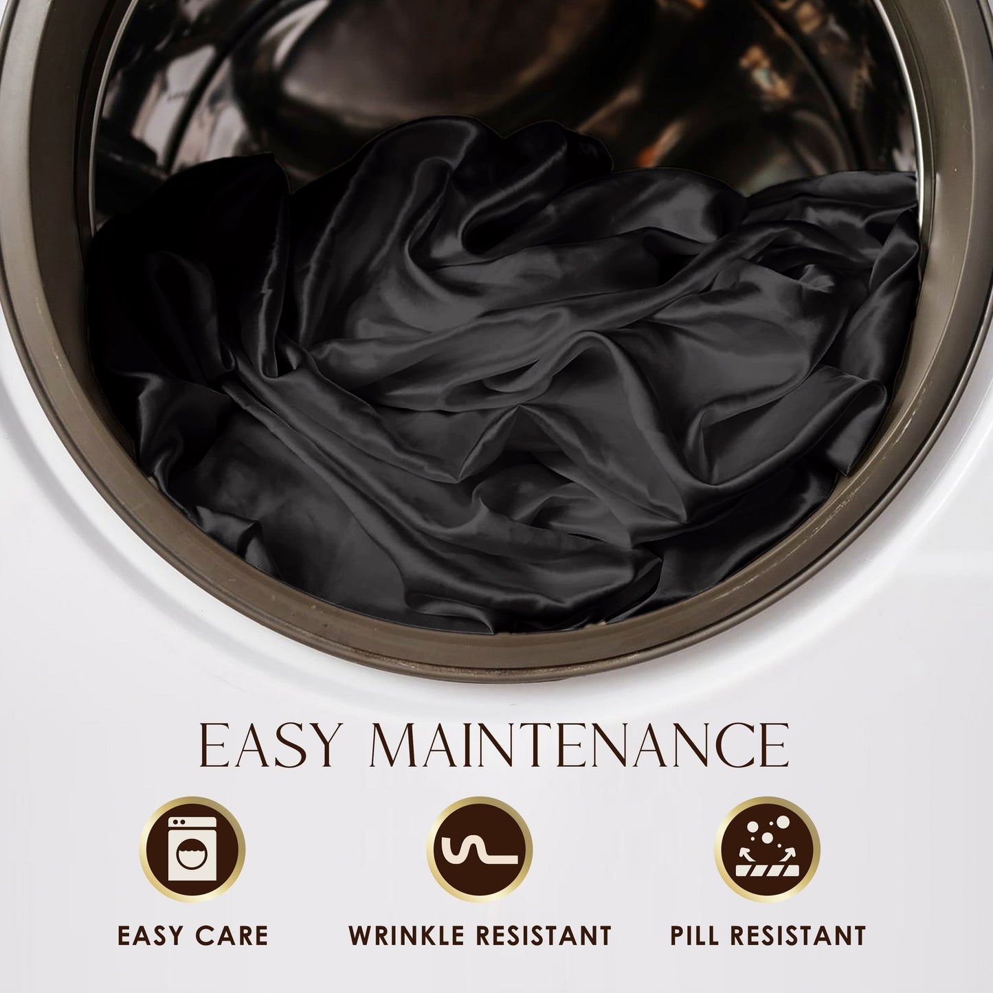 Martex Elegance Satin Silk Soft & Breathable For Hair & Skin Sheet Set