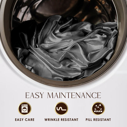 Martex Elegance Satin Silk Soft & Breathable For Hair & Skin Sheet Set