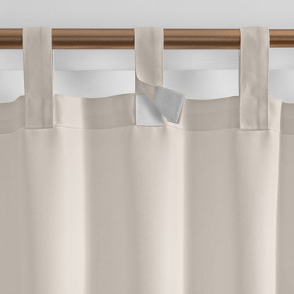 Matine Indoor/Outdoor Tab Top Single Curtain Panel