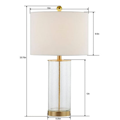 23.75 Clear Glass Table Lamp Set (Set of 2) - 13*13*23.75