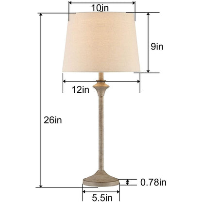 26 Buffet Table Lamp Set (Set of 2)
