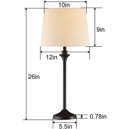 26 Buffet Table Lamp Set (Set of 2)