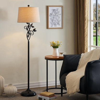 59 Traditional leaves Floor Lamp